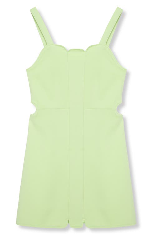 Habitual Kids Kids' Cutout Jersey Romper Lime at Nordstrom,