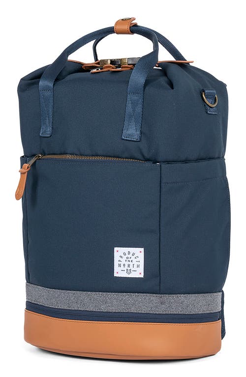 Shop Product Of The North Avalon Sustainable Convertible Diaper Backpack In Navy