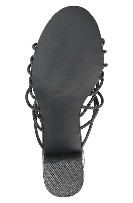 Shop Journee Collection Kennadi Block Heel Sandal In Black