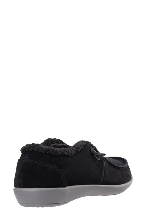 Revitalign Siesta Faux Fur Lined Shoe In Black