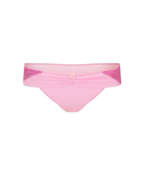 Adore Me Clairabella Bikini Panties In Medium Pink