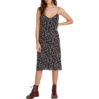 Volcom Flavor Up Slipdress, Black