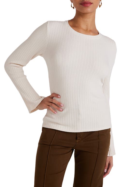 Shop Bella Dahl Long Sleeve T-shirt In Winter White