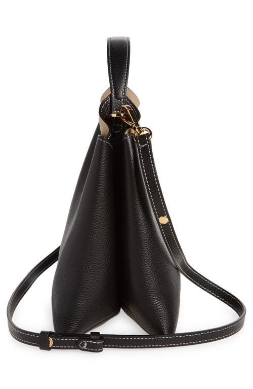 Shop Ree Projects Elieze Medium Leather Handbag In Black