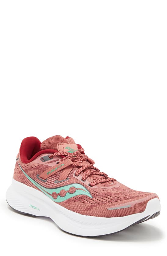 Saucony Guide 6 Running Shoe In Soot/ Sprig