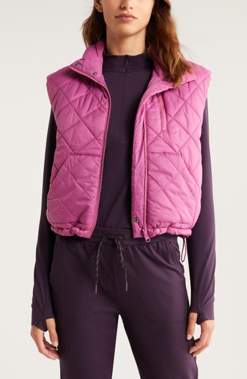 ZELLA ZELLA REVERSIBLE QUILTED NYLON PUFFER VEST 