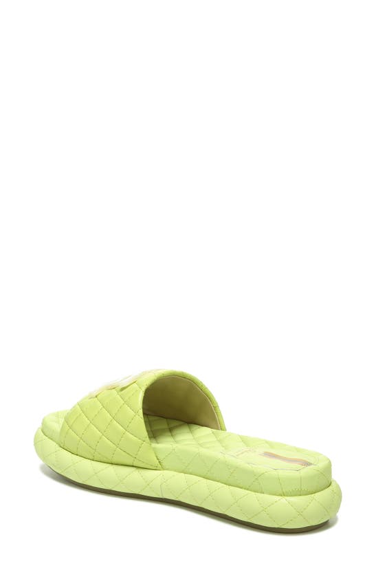 Sam Edelman Women's Karinda Quilted Emblem Slide Sandals Women's Shoes