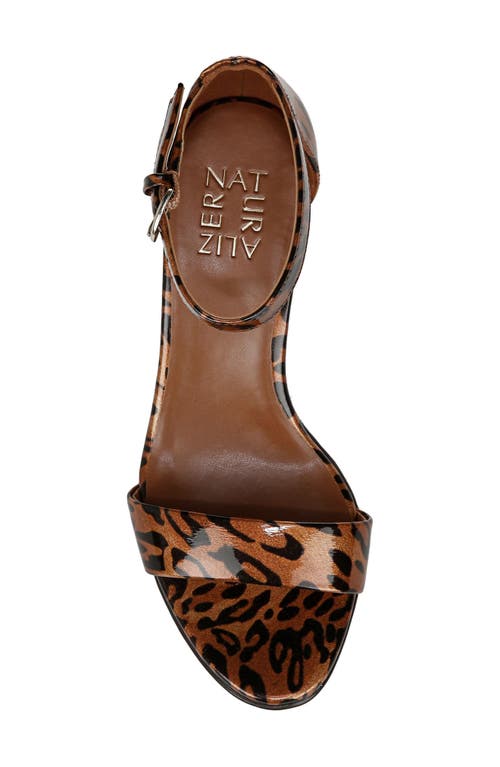 Naturalizer Vera Glitz Ankle Strap Sandal In Natural Multi