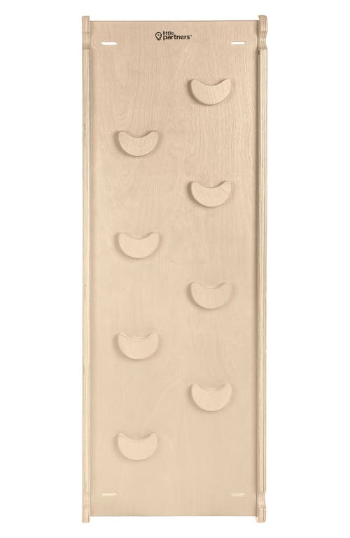 Little Partners 2-in-1 Wooden Climbing Ramp & Slide Attachment in Natural at Nordstrom