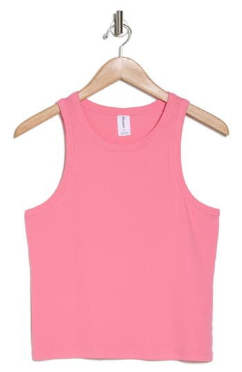 Shop Abound Rib Knit Tank In Pink Ginger