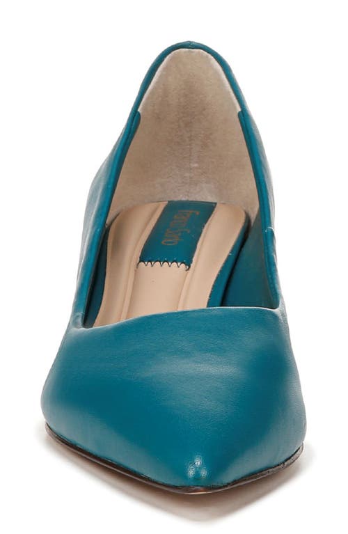 Shop Franco Sarto Racer Pointed Toe Pump In Dark Teal