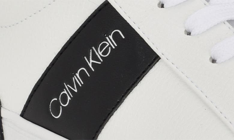 Shop Calvin Klein Roydan Low Top Sneaker In White/ Black