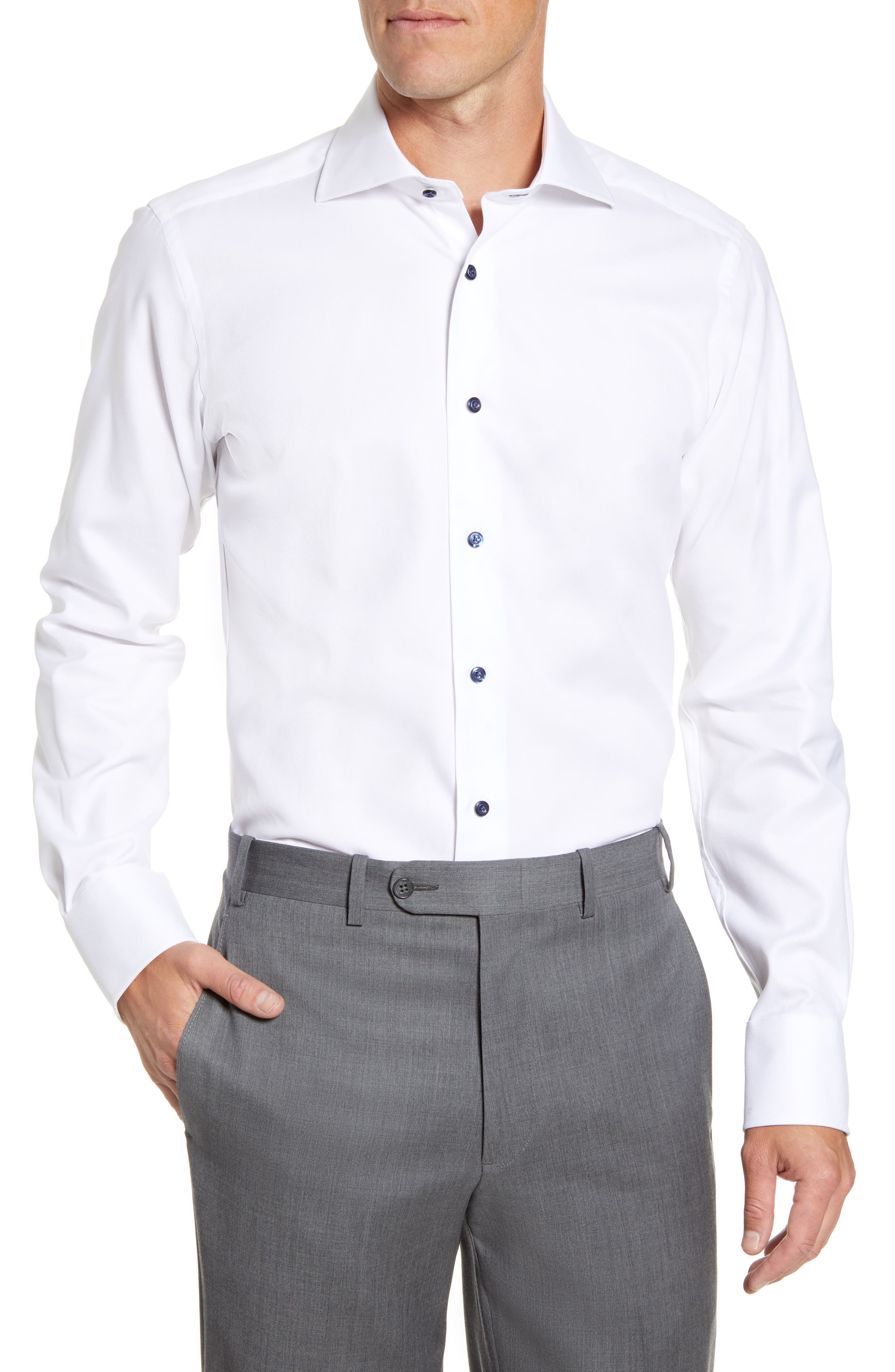 david donahue white dress shirt