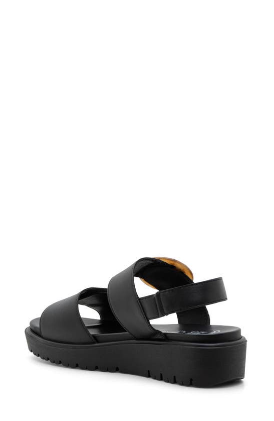 Ara Bridgeport Wedge Sandal In Black