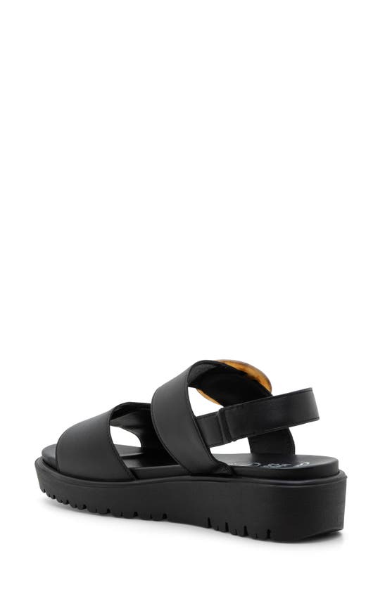 Shop Ara Bridgeport Wedge Sandal In Black