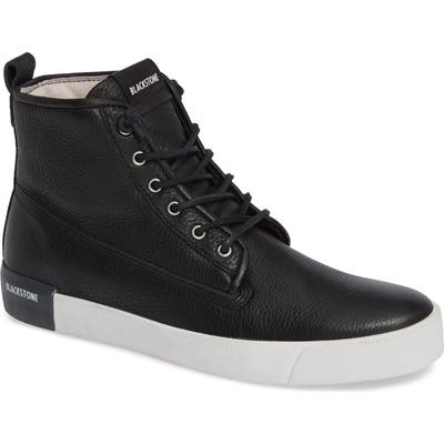 Blackstone Qm80 High Top Sneaker, US / 47EU - Black