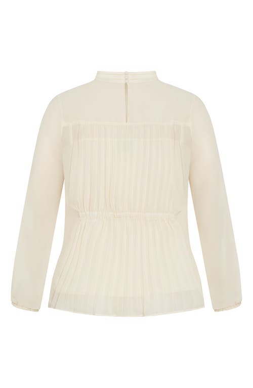 CITY CHIC CITY CHIC CROSS LANE PLEATED SHIRT