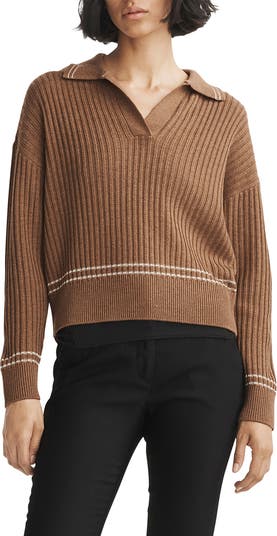 rag & bone Monti Rib Sweater Polo | Nordstrom