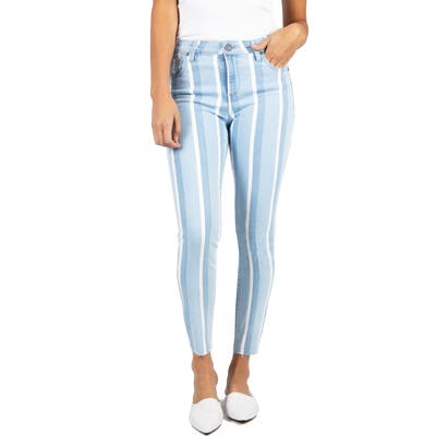 Kut From The Kloth Connie High Waist Ankle Skinny Jeans, Blue