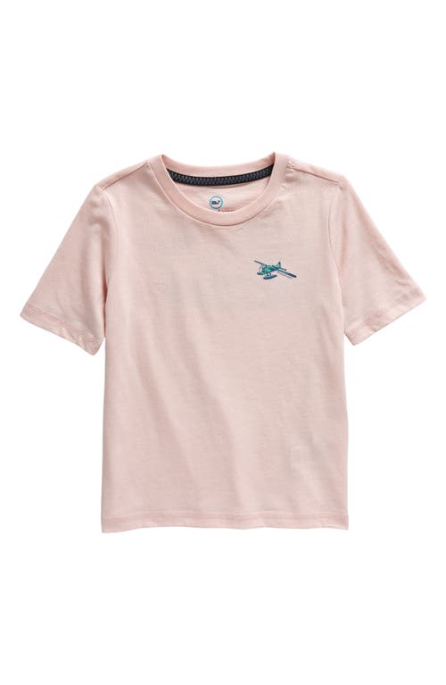 vineyard vines Kids' Paradise Scene Whale Graphic T-Shirt in Strawberry Heather at Nordstrom, Size 7