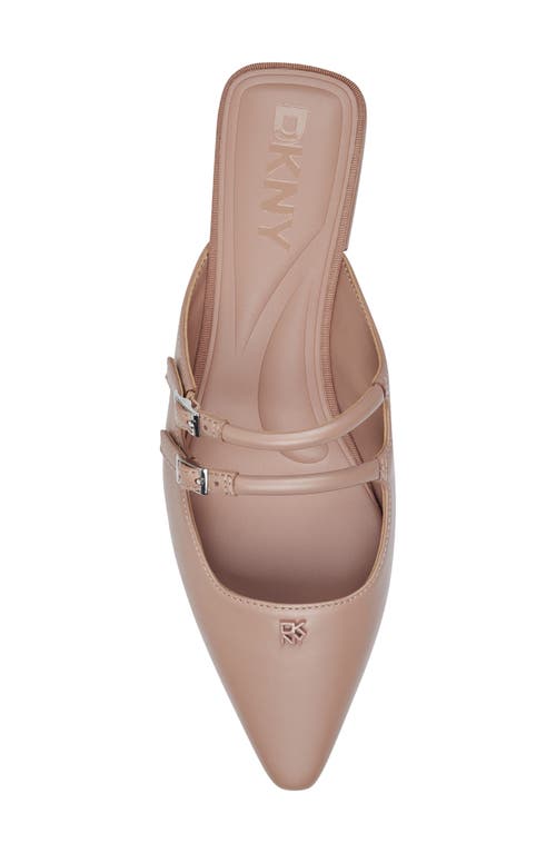 Shop Dkny Cahana Mary Jane Pointed Toe Mule In Blush