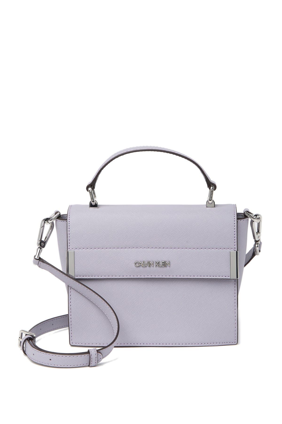 calvin klein raelynn saffiano crossbody