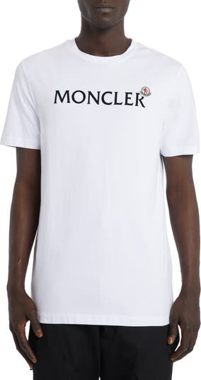 Moncler logo-patch chest-pocket T-Shirt - Red