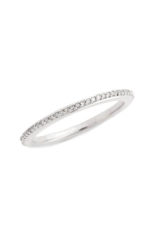 Monica Vinader Diamond Eternity Ring Diamond/Sterling Silver at Nordstrom,