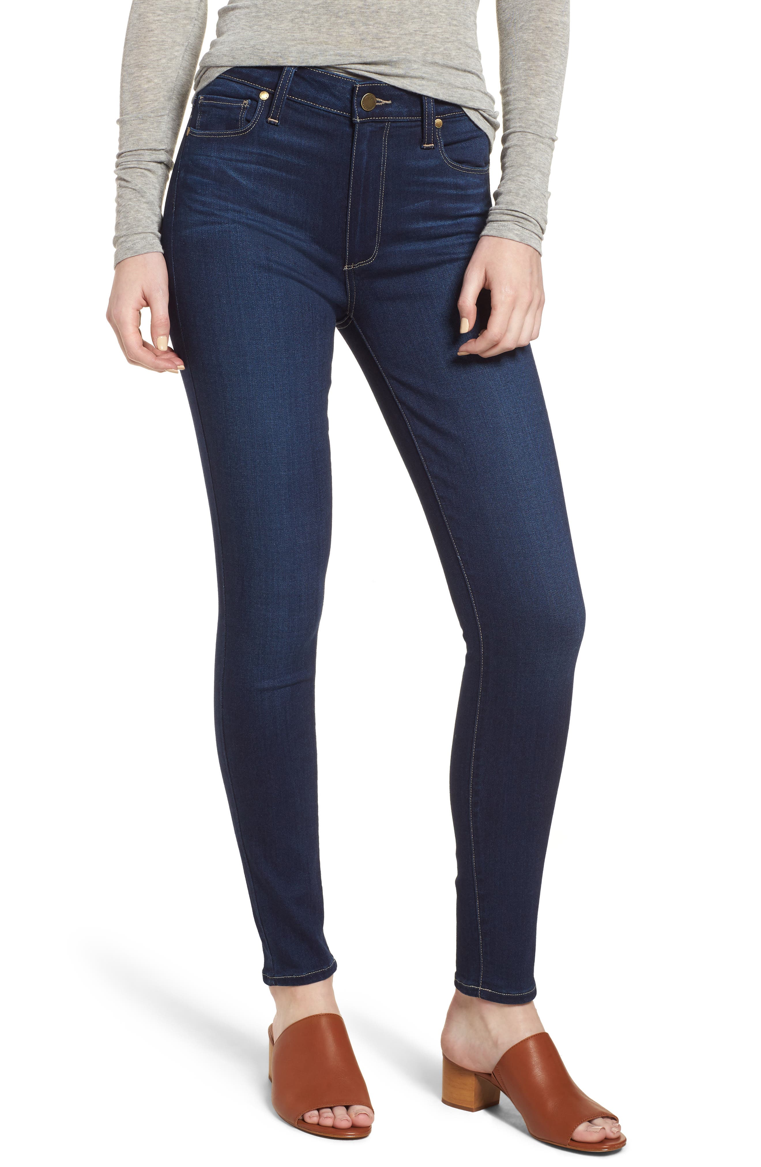 paige hoxton high rise ankle jeans
