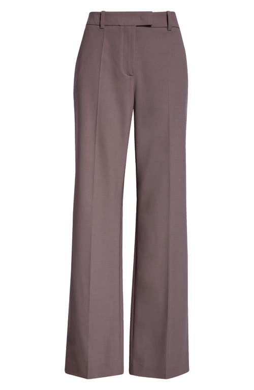 Eleventy Straight Leg Stretch Virgin Wool Trousers In Viola