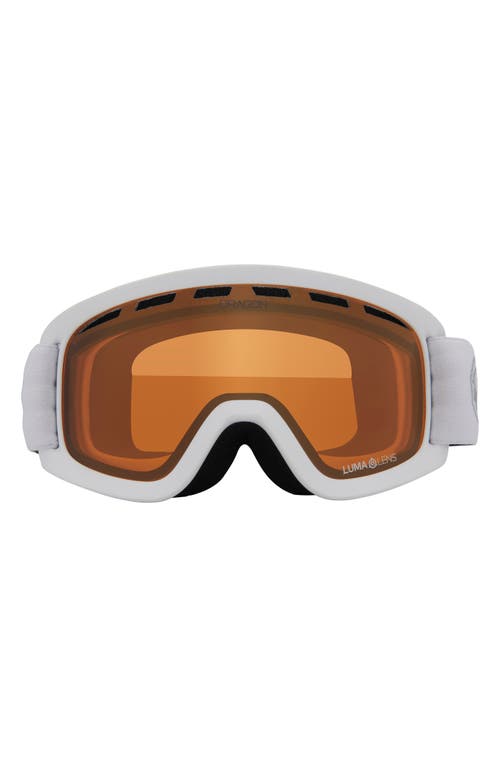 DRAGON Lil D Base 44mm Snow Goggles in Rock/Amber