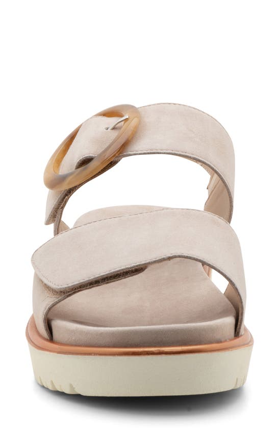 Ara Bridgeport Slingback Platform Wedge Sandal In Sand