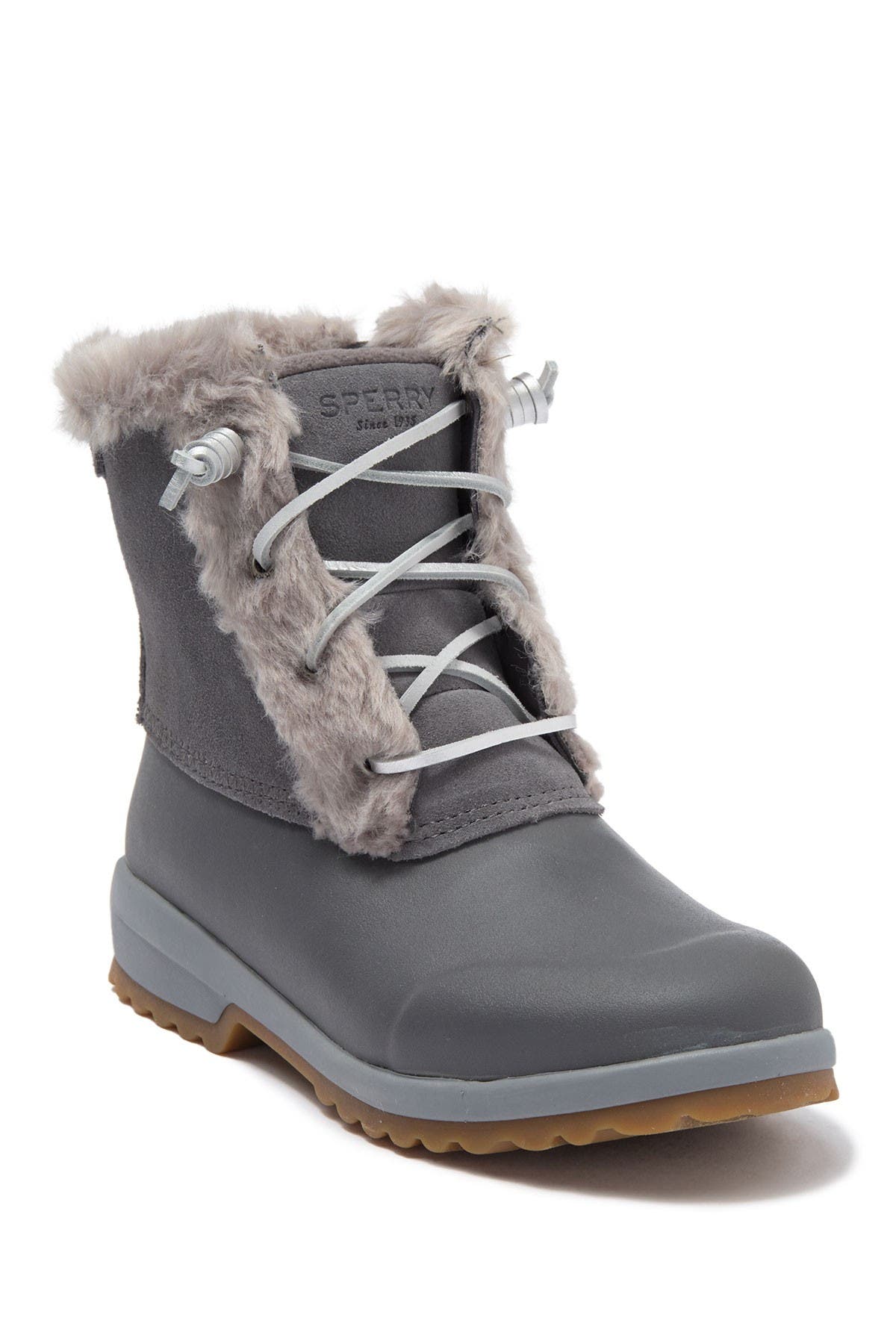 sperry fur lined boots