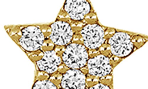 BONY LEVY BONY LEVY BL ICONS 18K YELLOW GOLD PAVE DIAMOND MINI STAR PENDANT NECKLACE 