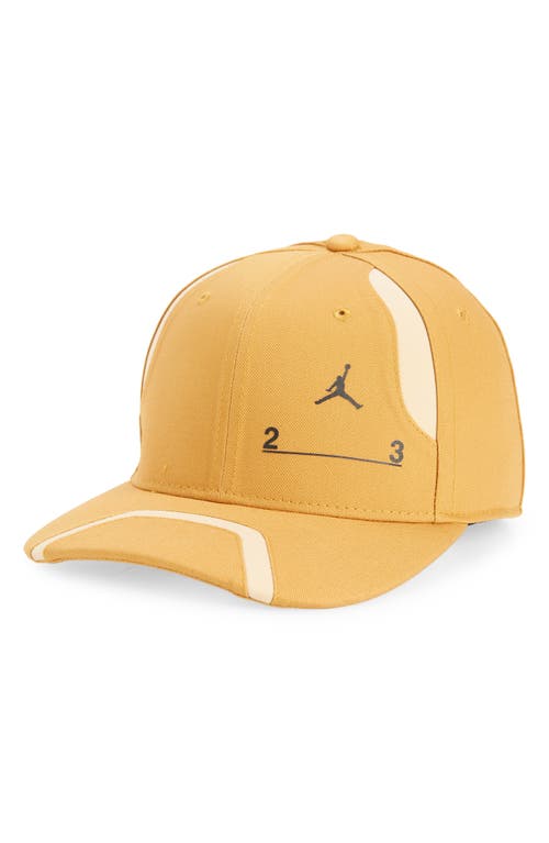 Jordan Logo Cotton Baseball Cap in Chutney/Sesame