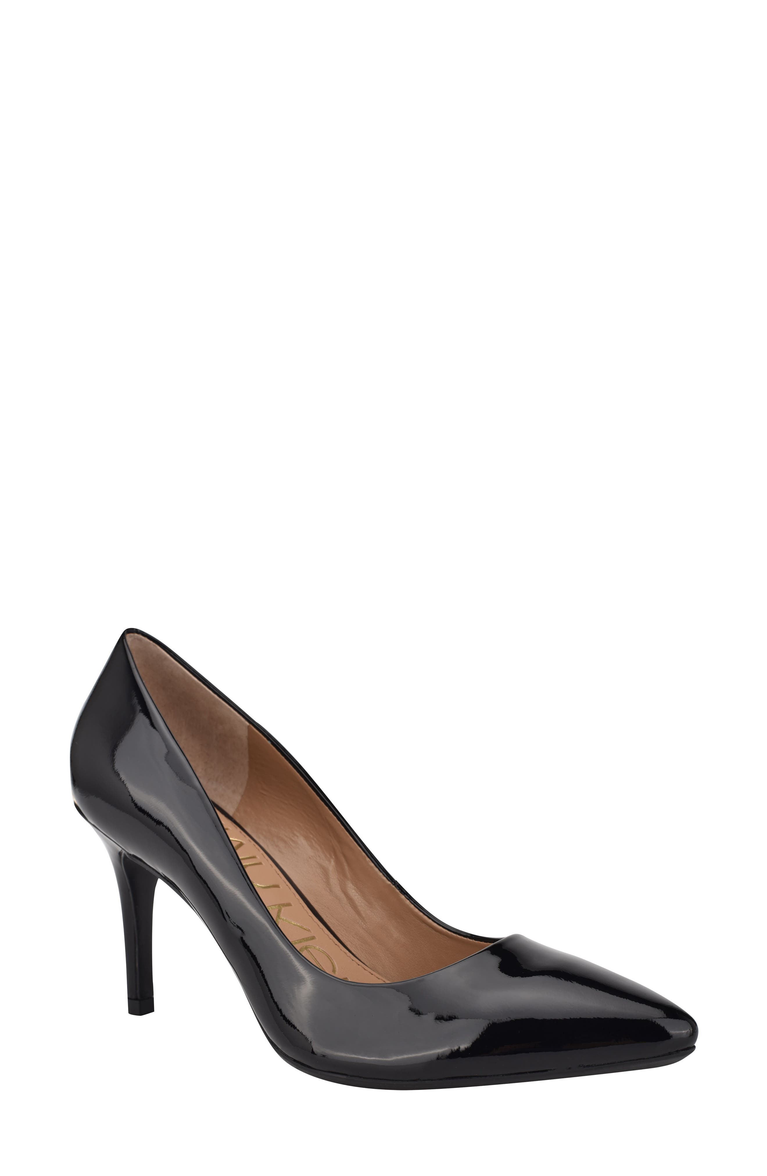 calvin klein gayle pumps caramel