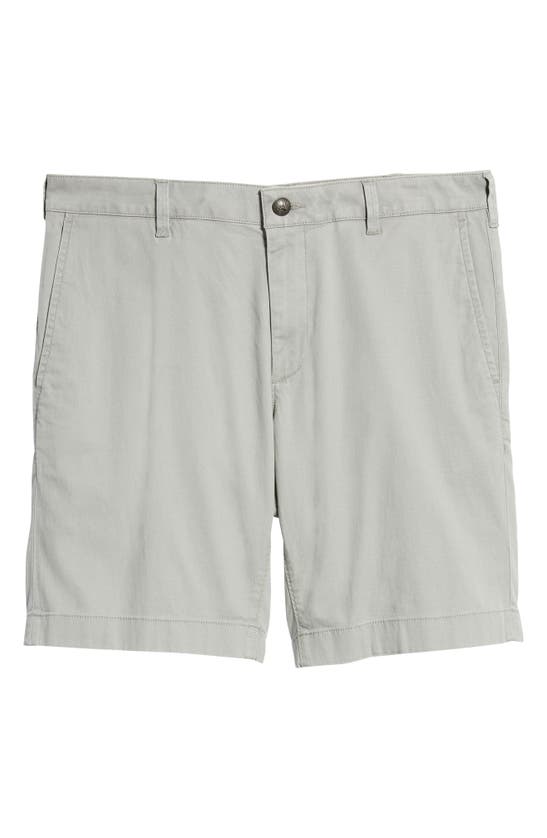 Faherty Island Life Organic Cotton Blend Shorts In Fog Grey