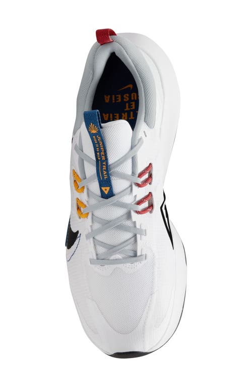Shop Nike Juniper Trail 2 Running Shoe In White/black/pure Platinum