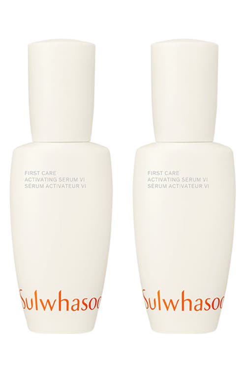 Sulwhasoo First Care Activating Serum Duo Set (nordstrom Exclusive) $178 Value In No Color