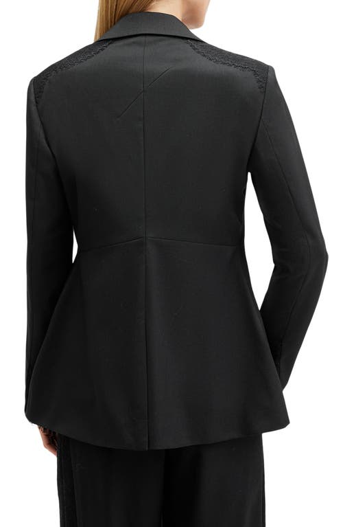 Shop Allsaints Lacey Blazer In Black