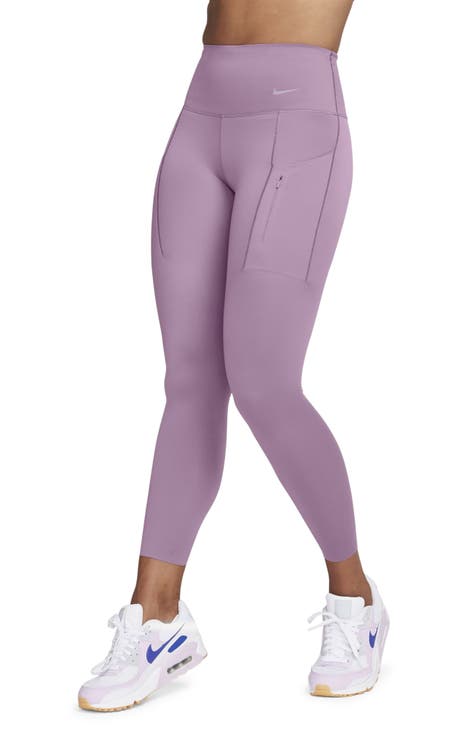 Nike Yoga Dri-FIT Luxe high-waisted 7/8 colorblock leggings in