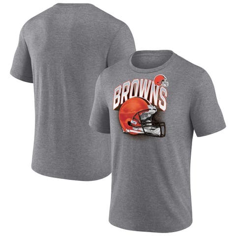 Outerstuff Youth Brown Cleveland Browns Heritage Long Sleeve Hoodie T-Shirt