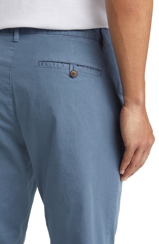 Shop Bonobos Washed Stretch Twill Chino Pants In Bluefin