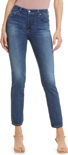 AG Mari High Waist Stretch Slim Straight Leg Jeans | Nordstrom