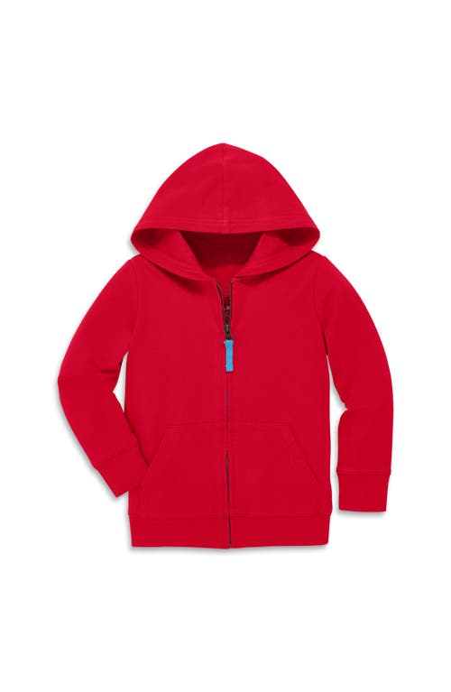 Shop Primary The Zip Hoodie In Cherry