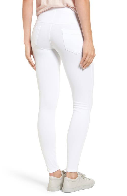 Shop Lyssé Lyssè Toothpick Denim Leggings In White