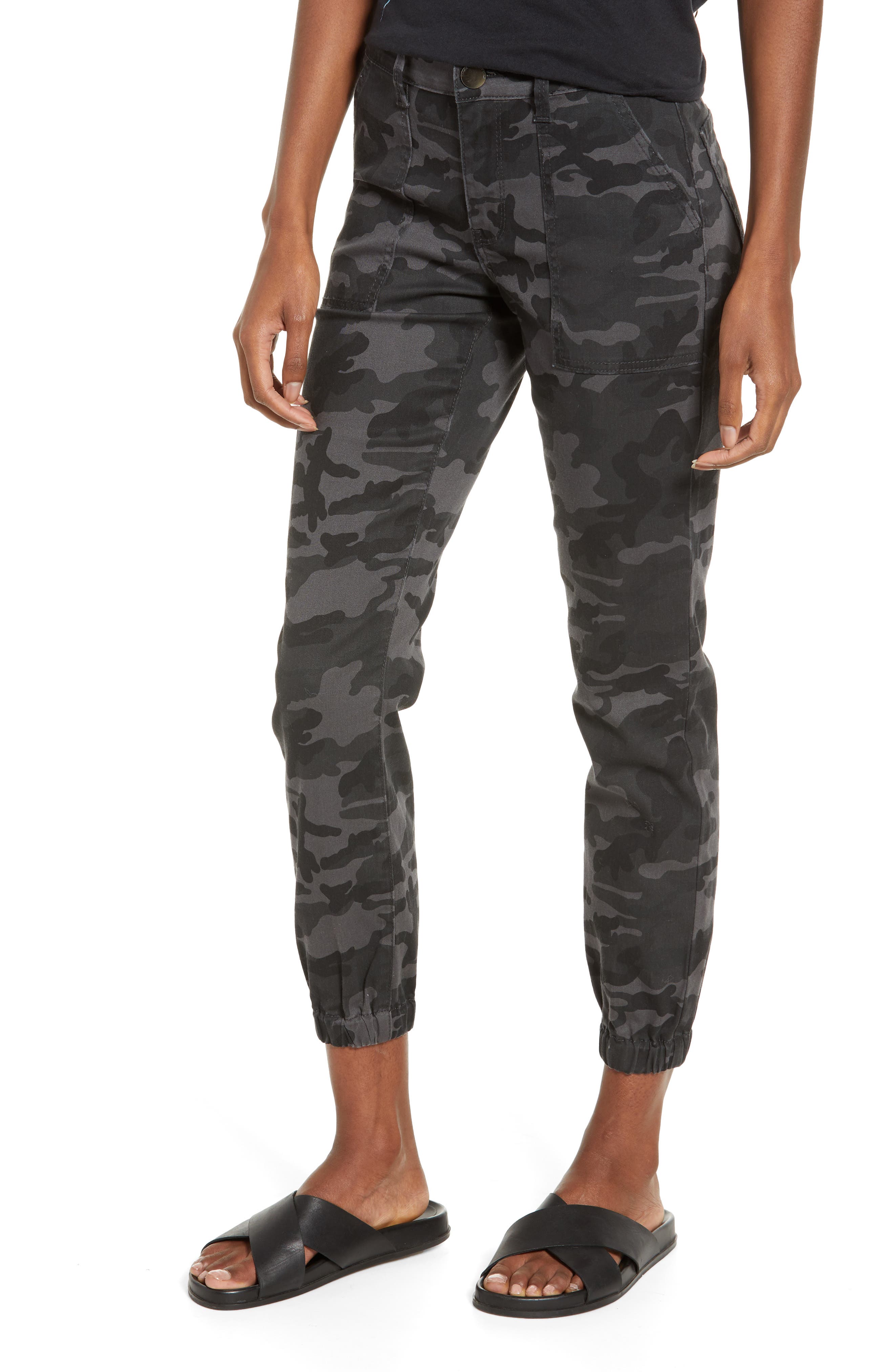 grey camouflage jeans