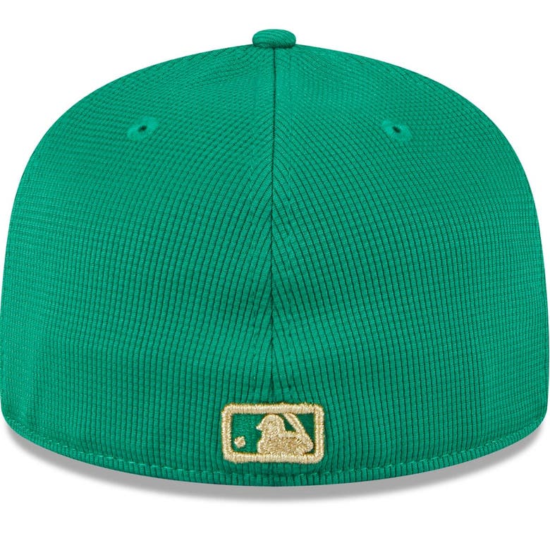 Shop New Era White/green Chicago Cubs 2024 St. Patrick's Day 59fifty Fitted Hat
