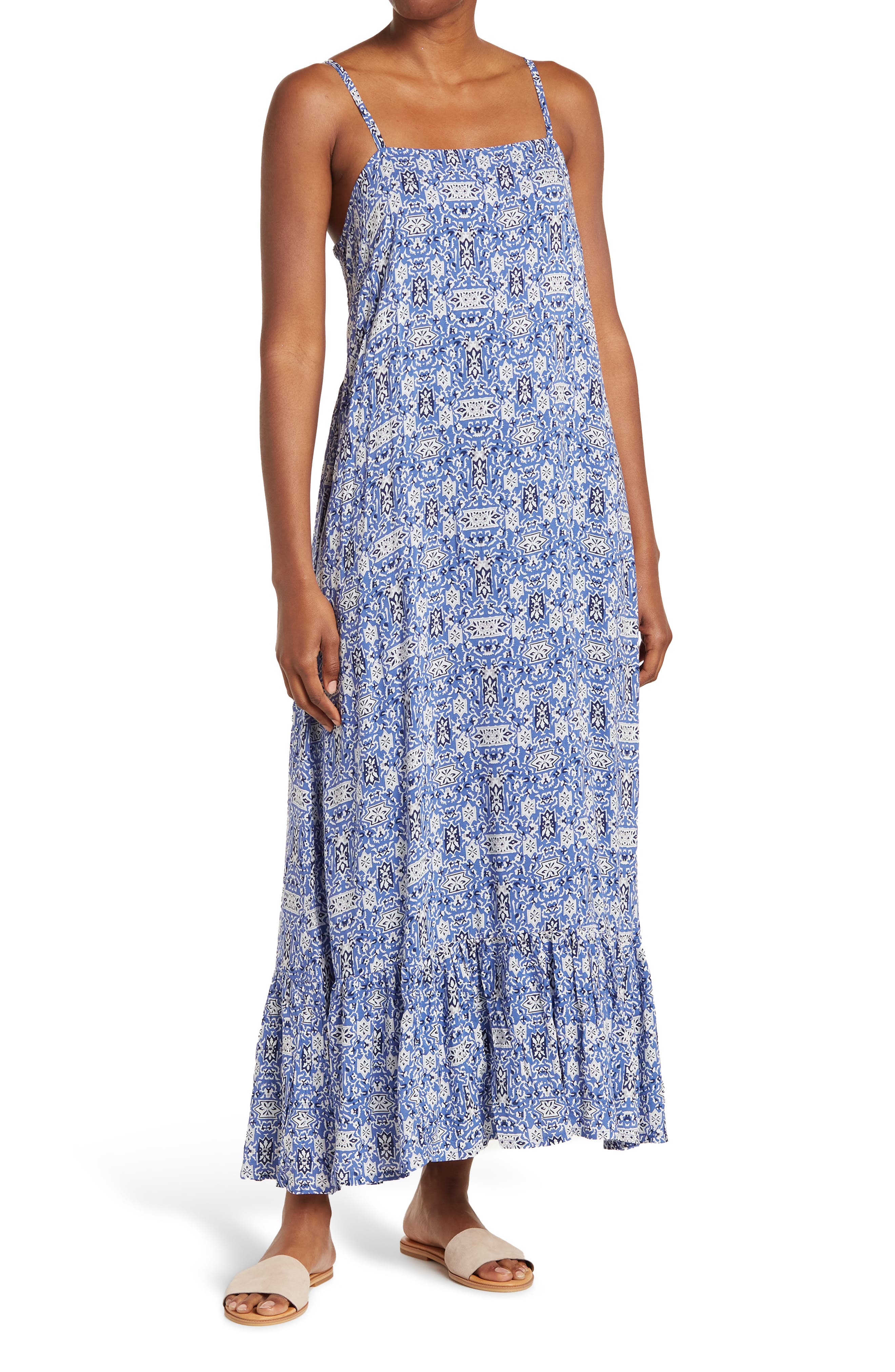 chelsea & theodore maxi dress