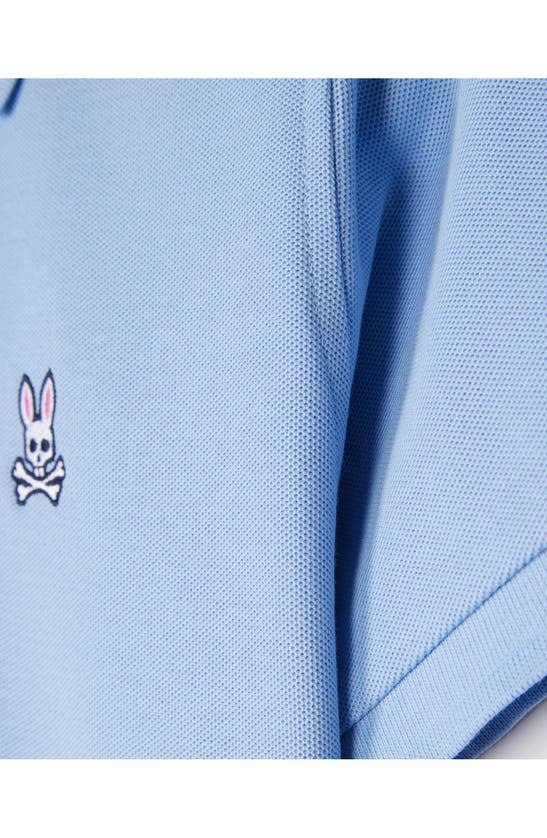 Shop Psycho Bunny Kids' Classic Piqué Polo In Serenity